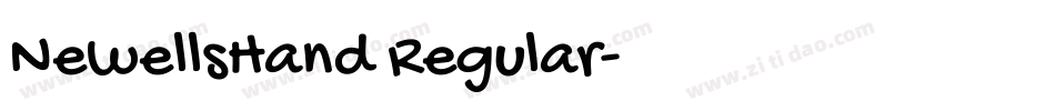 NewellsHand Regular字体转换